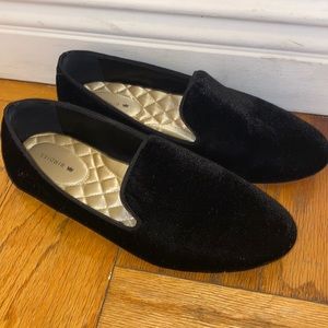 Birdies “The Starling” flat (black velvet)